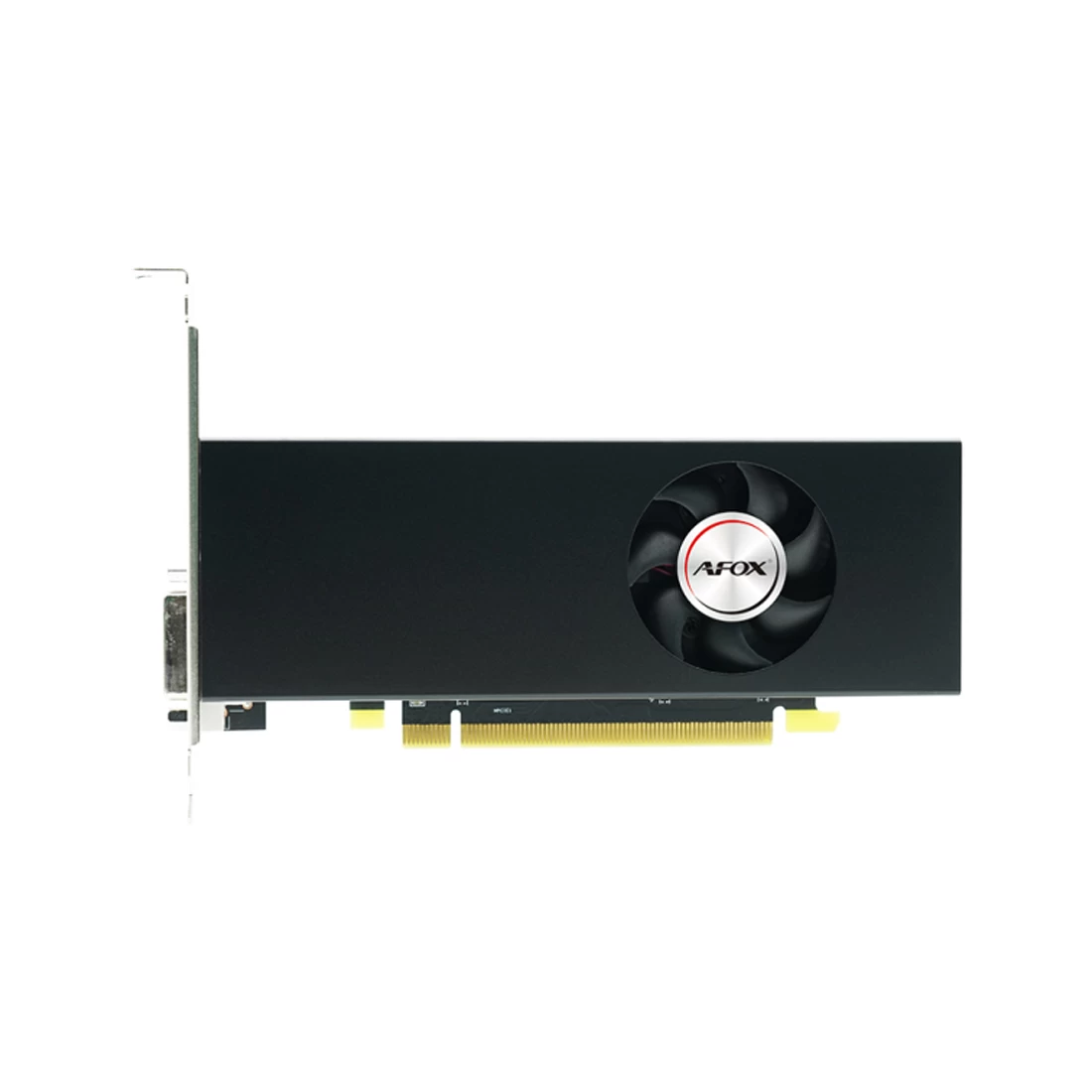 Видеокарта 4 Gb AFOX Radeon RX 550 4GB D5 LP Singlel Fan, AFRX550-4096D5L2, GDDR5, 128bit, DVI, HDMI, DP, 160*70*20 мм