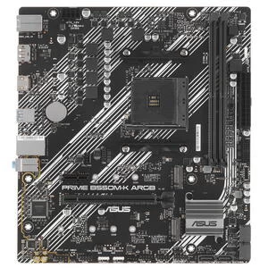 Мат.плата AMD ASUS PRIME B550M-K ARGB AM4 2xDDR4 4xSATA3 RAID 2xM.2 HDMI DP mATX