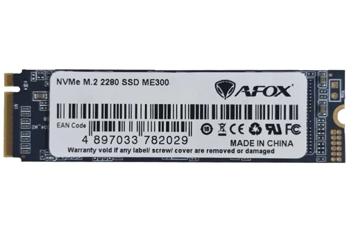 512 GB SSD M.2 PCIe Afox ME300-512GN, 512 GB ,PCIe 3.0 x4, NVMe