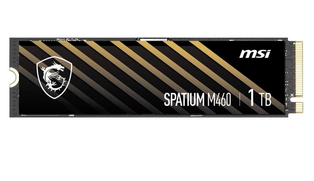 1 000 GB SSD M.2 PCIe MSI SPATIUM M460, S78-440L930-P83, 256 GB ,1 TB PCI-E 4.0 x4, NVMe 1.4