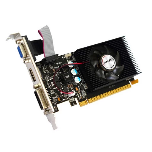 Видеокарта 2 Gb Udore GT610 2GB DDR3  DVI/HDMI/VGA/FAN
