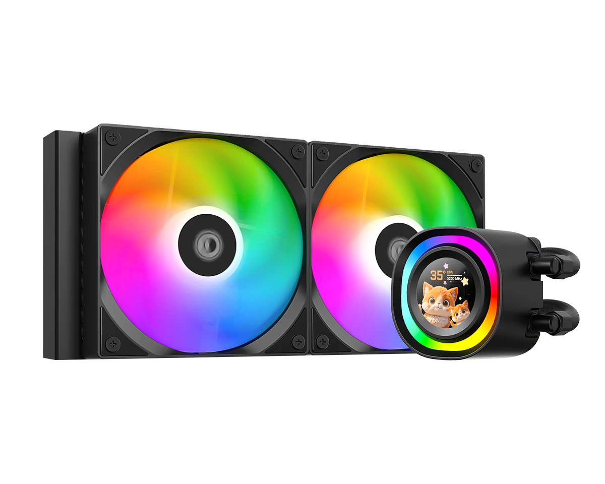 Водяное охлаждение для процессора ID-COOLING FX240 LCD