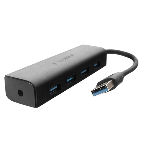Расширитель USB Хаб Gembird UHB-C354 ,Hub 4 port, USB 3.0, Black