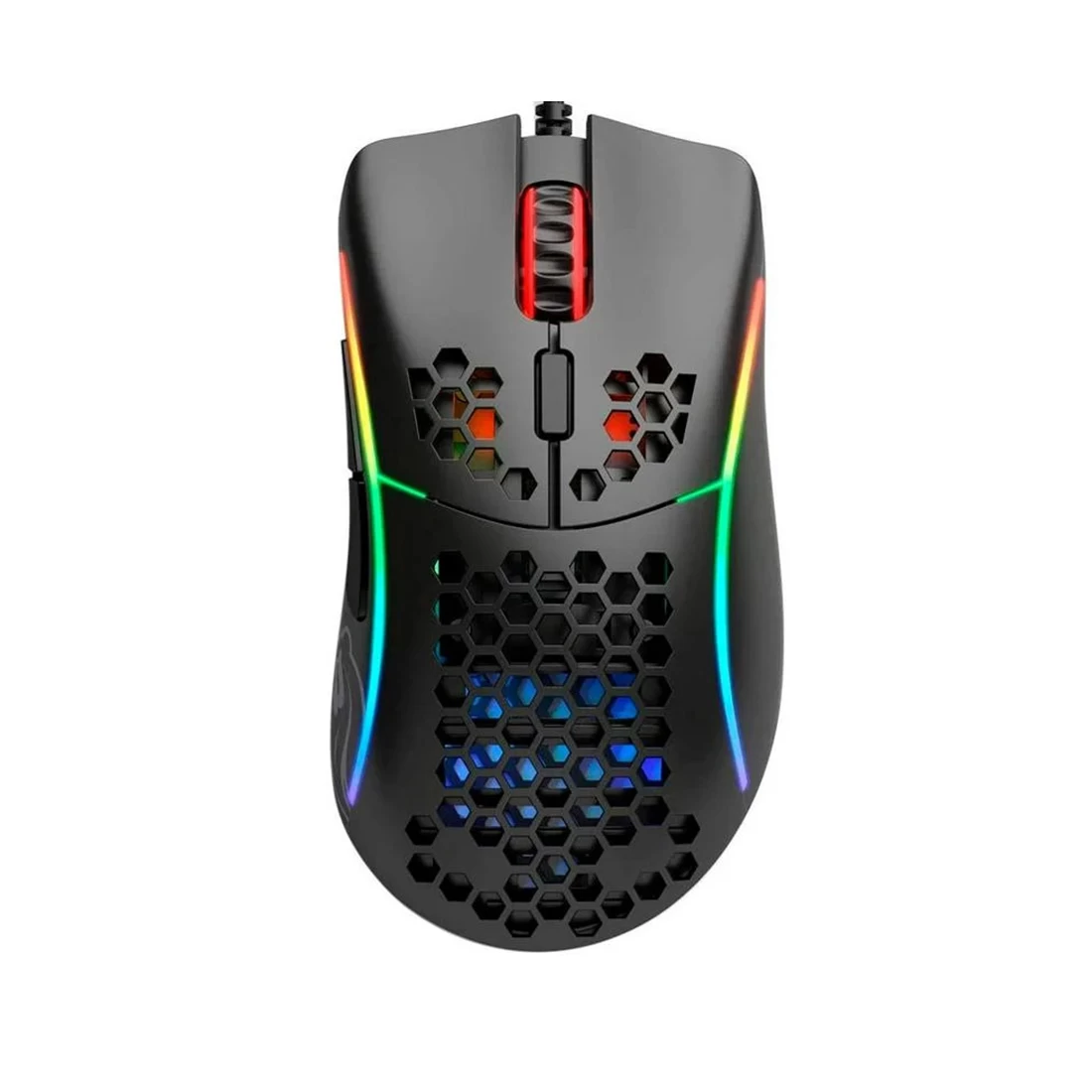 Мышь Glorious, Model D-, GLO-MS-DM-MB, Игровая, Оптическая, Проводная, Pixart PMW-3360 Sensor, 12000 DPI, 250+ IPS, 50G, 1000 Hz, RGB, 6 кнопок, Длина