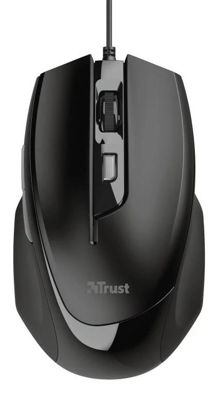 Мышь проводная Trust Voca Comfort черный