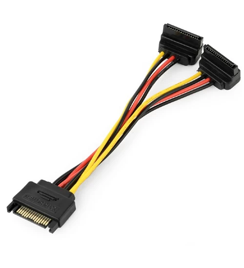Конвертер Sata-Sata power, Cablexpert CC-SATAM2F-02 ,Cable internal SATA, for 2 HDD SATA