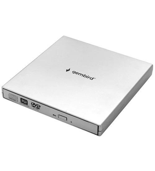 Внешний Оптический привод Gembird DVD-USB-02-SV, Серебристый ,Ext DVD±R/RW/-RAM,±R9, CD-R/RW, USB2.0 Внешний Оптический привод Gembird DVD-USB-02-SV, Серебристый ,Ext DVD±R/RW/-RAM,±R9, CD-R/RW, USB2.0
