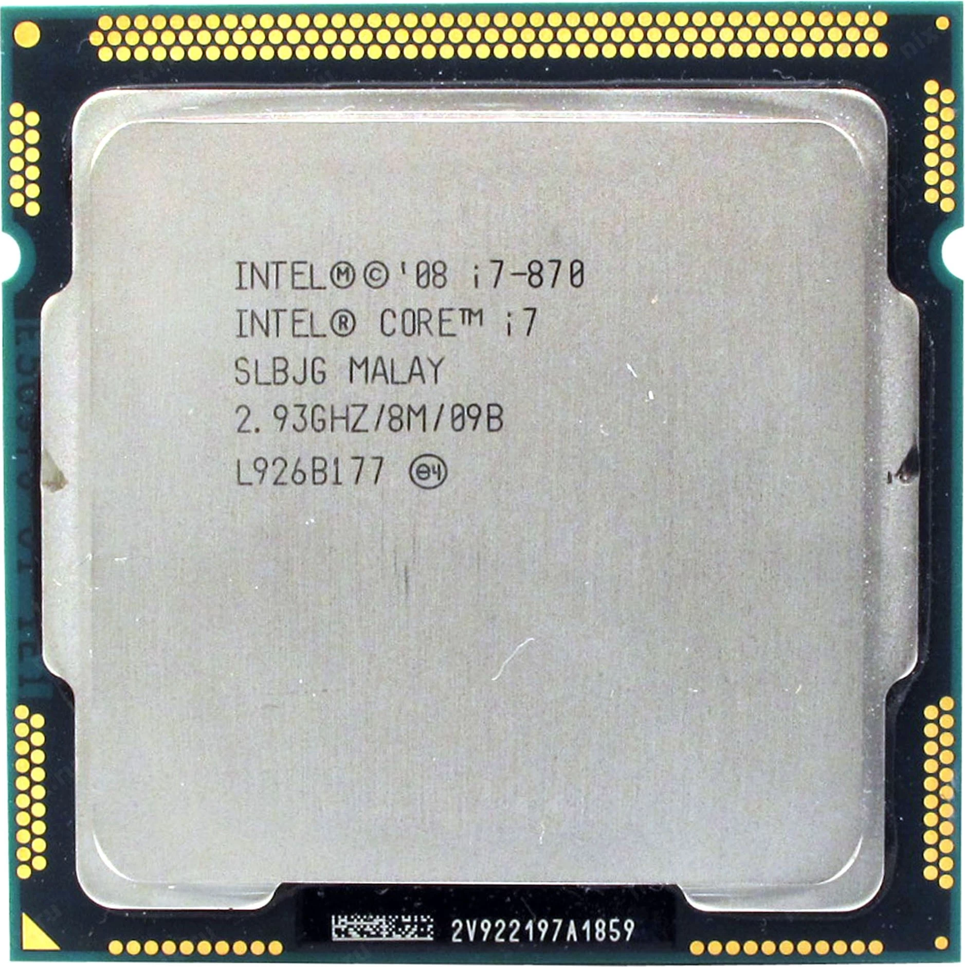 Процессор S-1156 Core i7-870 Lynnfield (2933MHz, LGA1156, L3 8192Kb) Процессор S-1156 Core i7-870 Lynnfield (2933MHz, LGA1156, L3 8192Kb)