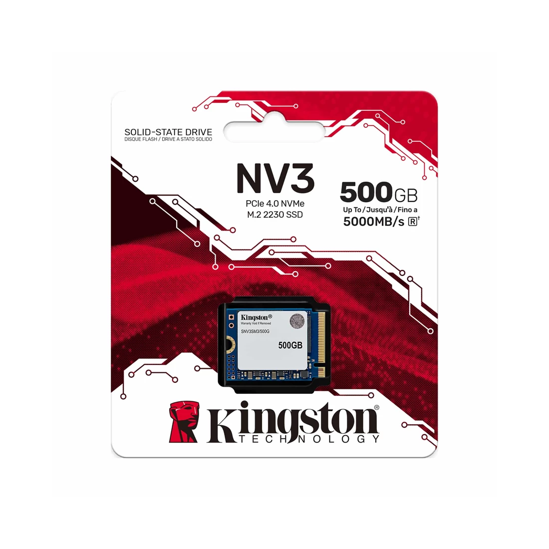 500 GB M.2 PCIe Kingston SNV3SM3, 500GB ,500 GB SNV3SM3/500G, PCIe 4.0 NVMe 2242 !!!!!!