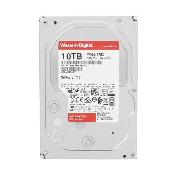 Винчестер для NAS систем HDD 10Tb Western Digital RED Plus SATA6Gb/s 3.5" 256Mb 7200rpm WD101EFBX