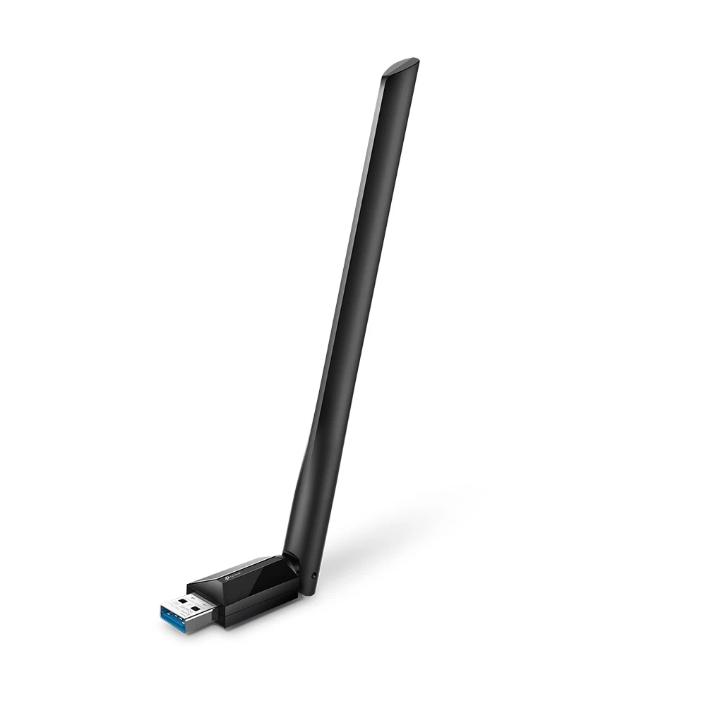 Сетевой адаптер беспроводной USB высокого усиления AC1300 Tp-Link Archer T3U Plus <Двухдиапазонный W
