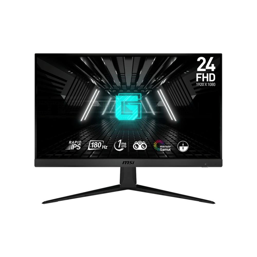 Монитор 24" MSI G2412F Rapid IPS 1920x1080 180Hz 1ms 1000:1 300cd/m2 2xHDMI 1xDP Черный