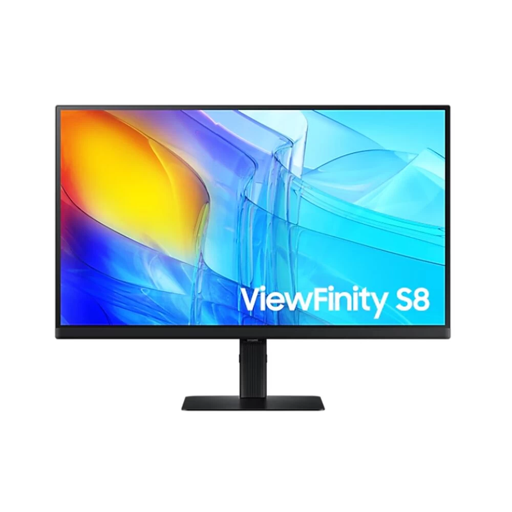 Монитор 27" Samsung, ViewFinity S8 LS27D800EAIXCI, 27", 3840x2160, IPS, 60 Гц, 16:9, 300кдм, 1000:1, 178/178, 5мс, черный
