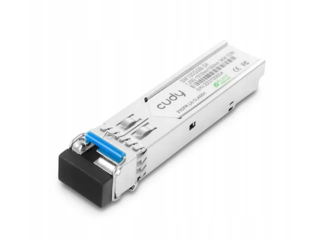 Оптический транссивер GbE SFP WDM CUDY SM100GSB-3A <1.25Gbs, SM, Bi-di,1310Tx/1550Rx FP 3km>