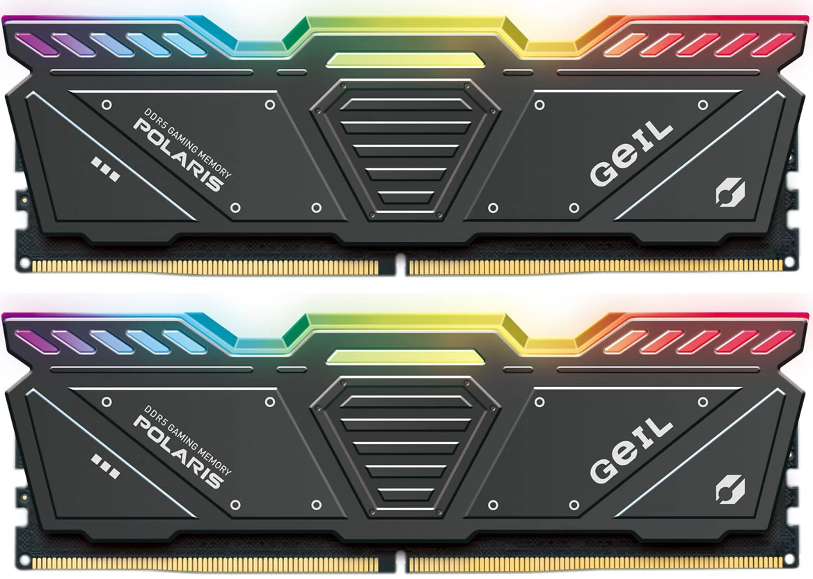 32 Gb DDR5 Geil Kit (2x16GB) POLARIS RGB 5600Mhz 1.25V GOSG532GB5600C38ADC Titanium Gray 32 Gb DDR5 Geil Kit (2x16GB) POLARIS RGB 5600Mhz 1.25V GOSG532GB5600C38ADC Titanium Gray