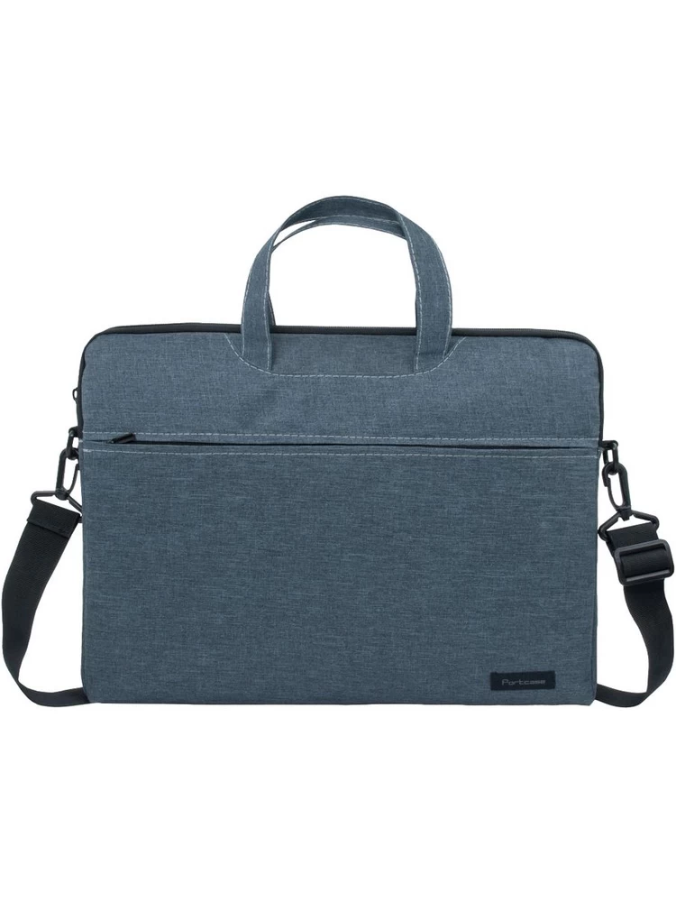 Сумка для ноутбука Portcase KCB-165 Grey  Компьютерная  сумка для 15,6"