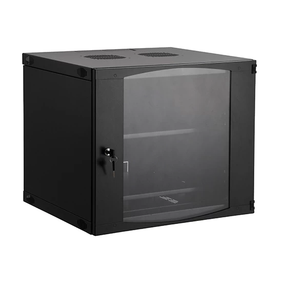 Шкаф настенный, SHIP, EW5406.100, EW серия, 19'' 6U, 540*450*327 мм, Ш*Г*В, IP20, Чёрный