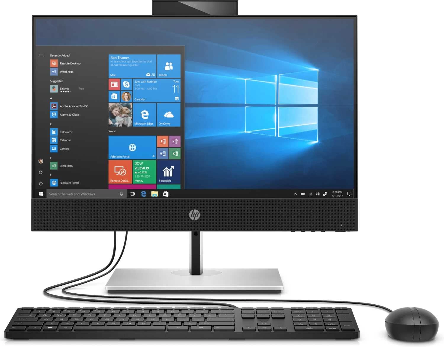 МОНОБЛОК HP ProOne 600 G6/ Core i5-10500/ 8 Gb DDR4/ 256 NVMe/ 21.5" FHD IPS/ Клав + мышь HP проводные/ 8WM68AV