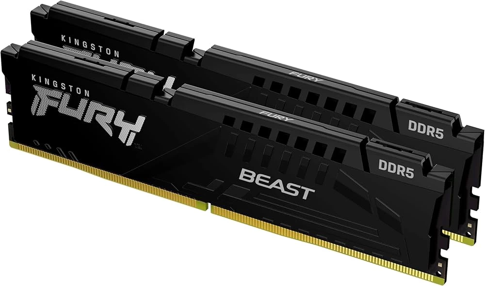 DDR5 Kingston 32 Gb KIT Fury Beast, KF560C30BBK2-32, DDR5, 32 GB ,DIMM kit <6000MHz> (2x16GB), CL30