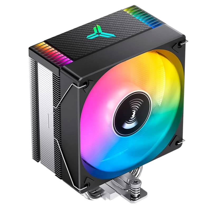 Кулер для процессора, Jonsbo, CR-1000 EVO(ARGB) Black, INTEL: LGA 1200/115X/1700, AMD AM4, TDP 220W, 103мм, 600-1500 об/мин, 59.46 CFM, 32 dB(A), 4 pi