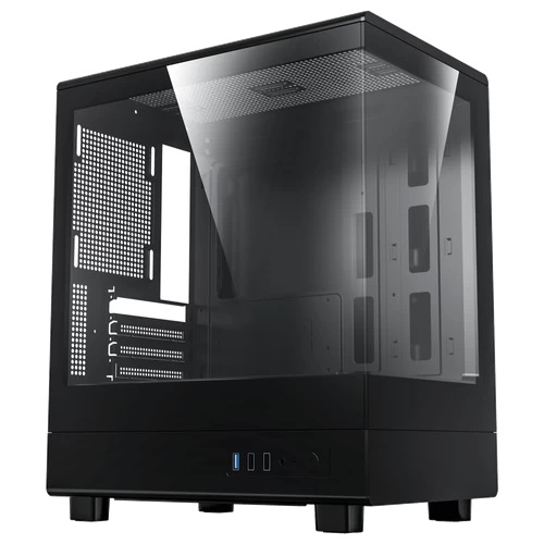 Корпус ПК без БП DarkFlash DB330M, Black, 3xFan ARGB, mATX