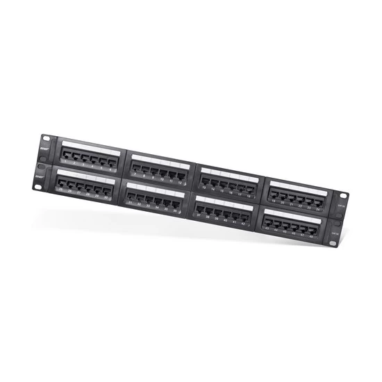 Патч Панель, SHIP, P197-48H, UTP, Категория 5e, 19" (1U), 48 Портов высокой плотности