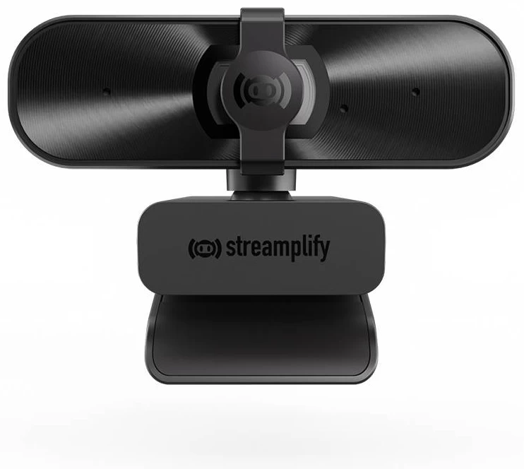 Веб-Камера, Streamplify, CAM-MINI-FHD-2M60-BK, 1920x1080, 2.0Mpx, 80 градусов, USB 2.0 Type A, Микрофон, Автофокус, Кабель: 150см, Крепление: зажим, Ч