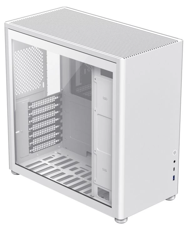 Корпус Gamemax, SPARK PRO FULL WHITE, 12920100017, Mid Tower, ATX/m-ATX/DTX/Mini-ITX, USB3.0*1/ Type