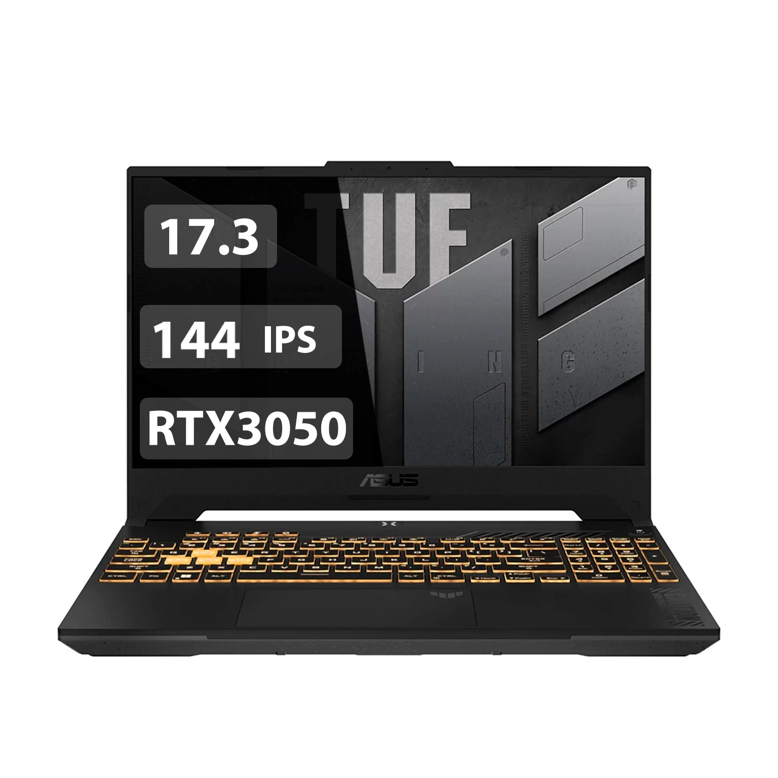 ASUS TUF Gaming F17/ FX707VJ-HX028/ i5-210H/ 16 Gb/ 512 NVMe/ RTX3050 6 Gb/ 17.3" Full HD IPS 144/ Dos/ 90NR0MY5-M00170