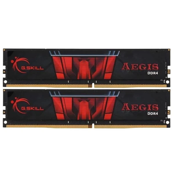 DDR4 G.SkilL 16 Gb Aegis F4-2666C19D-16GIS (Kit 2x8GB), DDR4, 16GB, DIMM <PC4-21300/2666MHz>