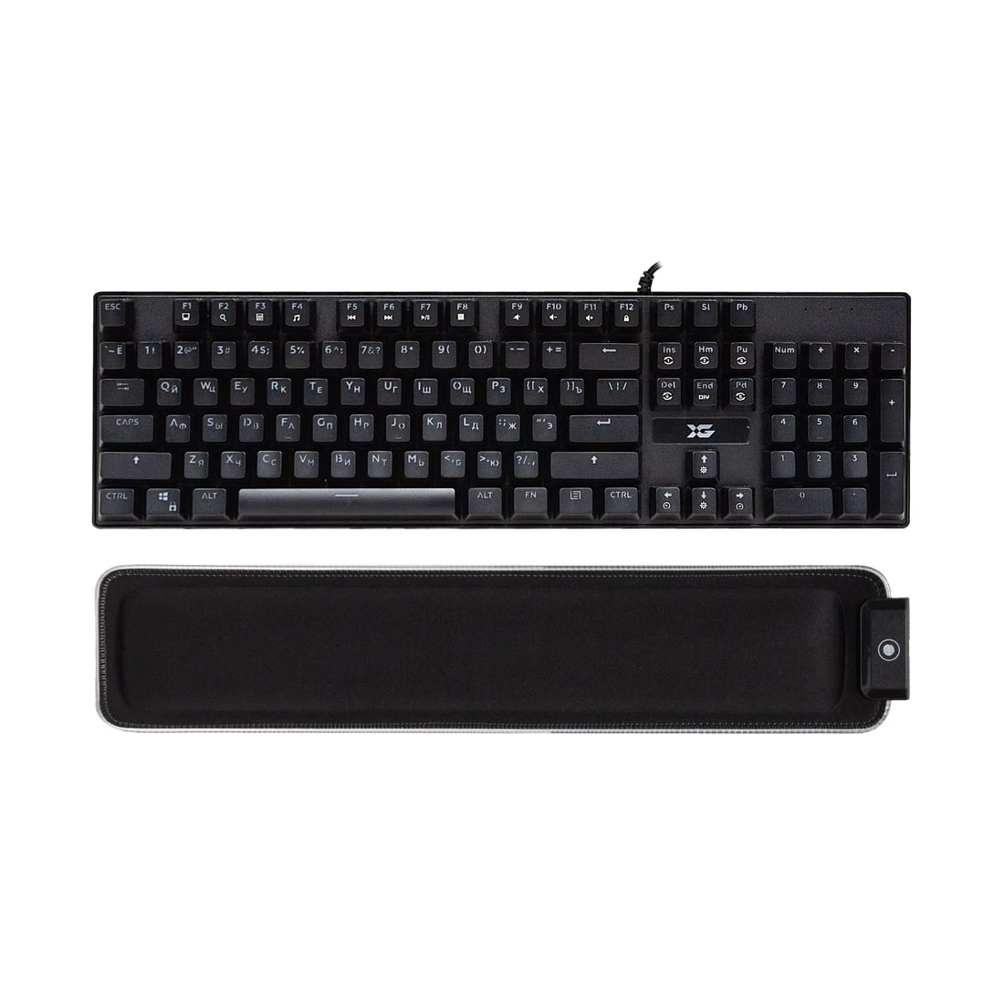 Клавиатура, X-Game, Dark Shadow, Игровая, USB, Кол-во стандартных клавиш 104, RGB, Длина кабеля 1,5