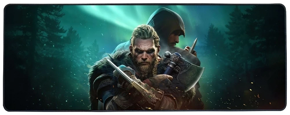 Коврик игровой 80x30x0.3см `Assassins Creed Valhalla` 