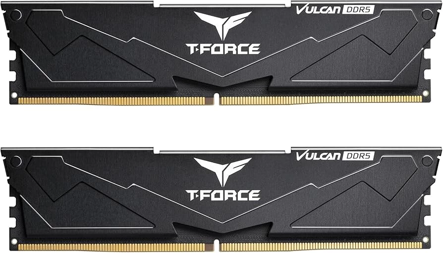 DDR5 64GB Kit (2x32GB) 6000MHz DDR5 TeamGroup VULCAN CL38 Black FLBD564G6000HC38ADC01