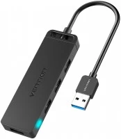 Расширитель USB Vention CHLBD <4-Port USB 3.0 Hub With Power Supply 0.5M Gray Color box>