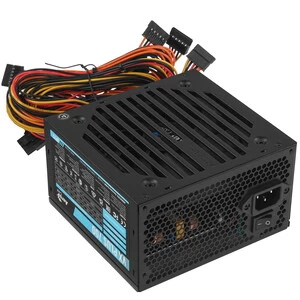 Блок питания, Aerocool, VX PLUS Stealth 700, 700W, ATX, APFC, 20+4pin, 4+4pin, 4*Sata, 3*Molex, 1*FDD, 2*PCI-E 6+2pin, Вентилятор 12см, Кабель питания