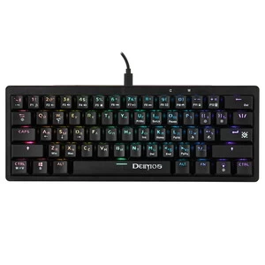 Клавиатура игровая механическая Defender Deimos GK-303 RU,RGB черный