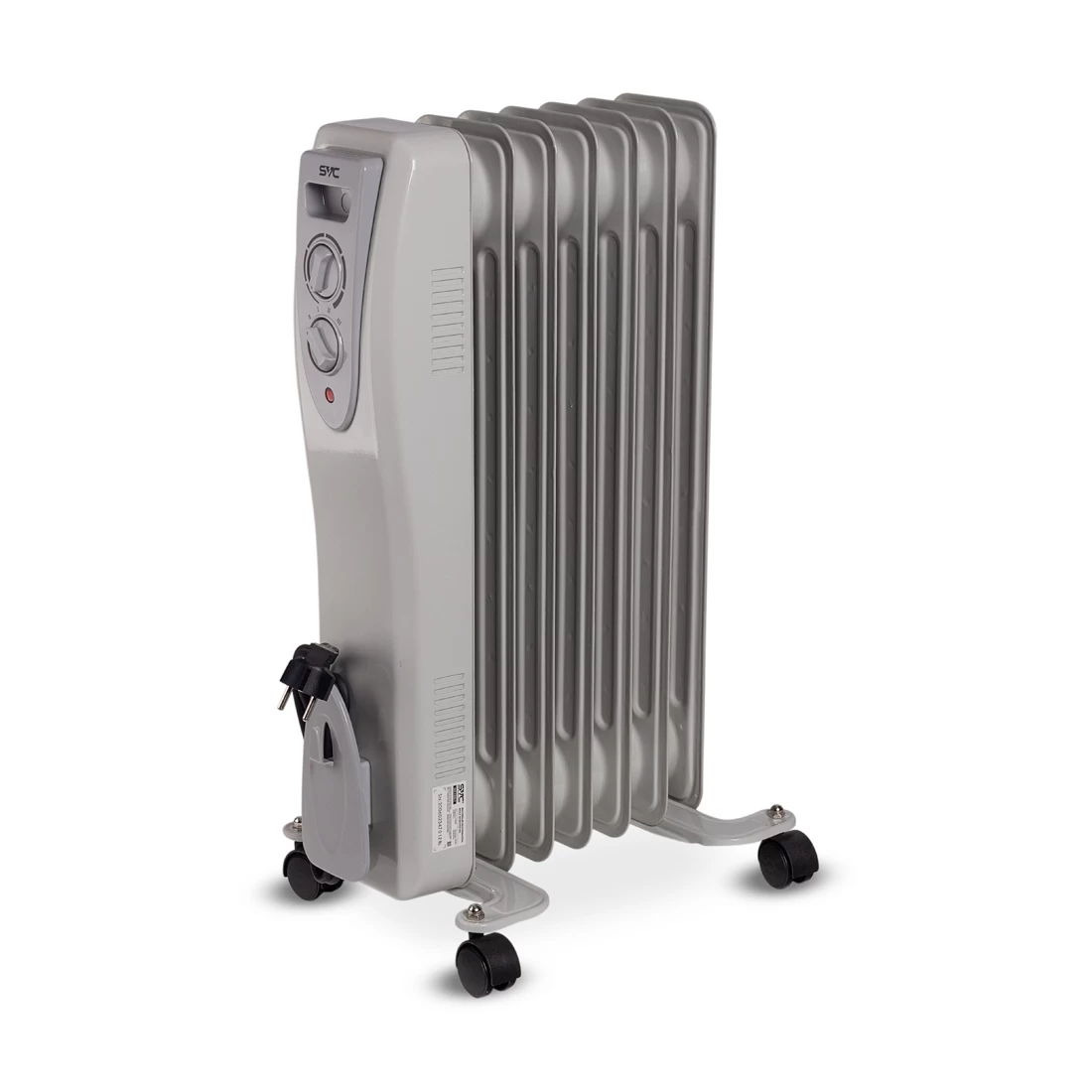 Масляный обогреватель, SVC, OH-1500-7, Мощность 1500Вт, Площадь обогрева: до 15м2, 7 секций, 3 режим